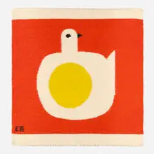 Evelyn Ackerman, Morning Dove tapestry, 1966, hand-woven wool