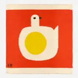 Evelyn Ackerman, Morning Dove tapestry, 1966, hand-woven wool