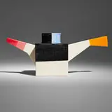 Peter Shire, Teapot, 2017, glazed cone 06 low-fire clay
