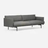 Torbjørn Anderssen and Espen Voll, Outline sofa, c. 2010, upholstery, powder-coated metal