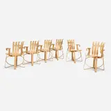 Frank Gehry, Hat Trick chairs, set of six