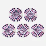 Judy Chicago, Elizabeth R. plates (from The Dinner Party series), set of five