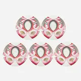 Judy Chicago, Amazon plates (from The Dinner Party series), set of five