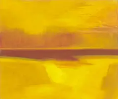 Bernd Zimmer, Wüste, 1999, Acryl auf Leinwand