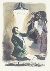 Neo Rauch, Bann, 2011, Farblithografie auf Bütten