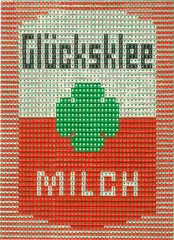 Thomas Bayrle, Glückskleemilch, 1968, Farbserigrafie auf festem Papier