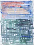 Günther Förg, Ohne Titel, 2006, Aquarell auf dünnem Papier