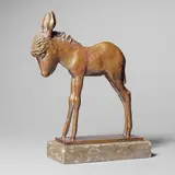 Zwergesel by Renée Sintenis, 1925, Bronze mit rotbrauner Patina, auf Steinsockel montiert, sold Dec 2023