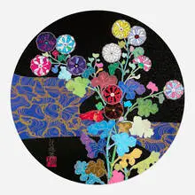 Takashi Murakami, Kyoto Kōrin Mononoke Flower, 2023, offset lithograph in colors