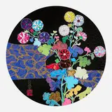 Takashi Murakami, Kyoto Kōrin Mononoke Flower, 2023, offset lithograph in colors