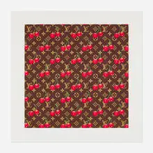 Takashi Murakami, LV Cherry Brown, 2025, screenprint in colors