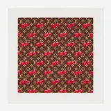Takashi Murakami, LV Cherry Brown, 2025, screenprint in colors