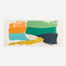 Friedel Dzubas, Untitled, 1977, screenprint in colors