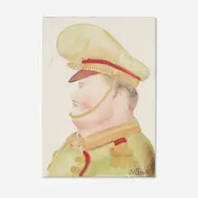 Fernando Botero, To Amnesty International, 1976, offset lithograph in colors