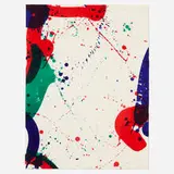 Sam Francis, Untitled (SF-62), 1967, lithograph in colors on BFK Rives