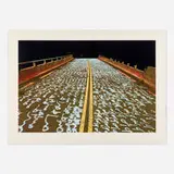 Abdulnasser Gharem, Siraat (The Path) (from the Performance of the Path series), 2011, screenprint in colors on Somerset