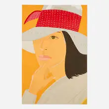 Alex Katz, The Red Band, 1979, screenprint in colors on Stonehenge