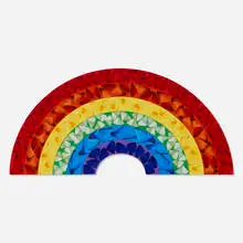 Butterfly Rainbow (Large) by Damien Hirst, 2020, laminated giclée print on aluminium composite panel, sold Sep 2026
