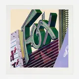 Robert Cottingham, Fox (from the American Signs portfolio), 2009, screenprint in colors