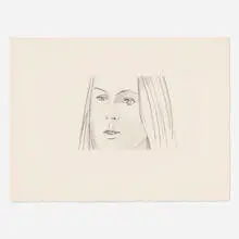 Alex Katz, Harmony (from the June Ekman's Class portfolio), 1972, etching and aquatint on Arches