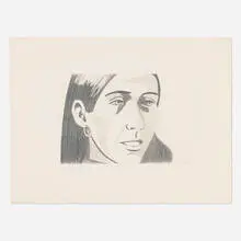 Alex Katz, June (from the June Ekman's Class portfolio), 1972, etching and aquatint on Arches