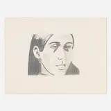 Alex Katz, June (from the June Ekman's Class portfolio), 1972, etching and aquatint on Arches
