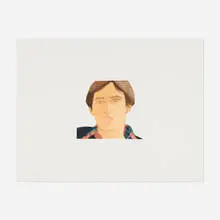 Alex Katz, Michael Lally (from the Face of the Poet portfolio), 1978, aquatint in colors on J. Green Hotpress