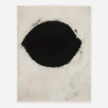 Donald Sultan, Black Lemon, 1984, aquatint on Somerset Satin