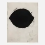 Donald Sultan, Black Lemon, 1984, aquatint on Somerset Satin