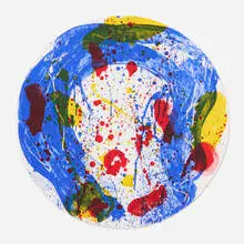 Sam Francis, Untitled (SF-348), 1993, lithograph in colors on 112 Waterleaf
