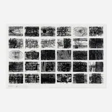 Terry Winters, Location Plan, 2000, screenprint on graph paper