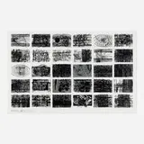 Terry Winters, Location Plan, 2000, screenprint on graph paper