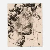 Elizabeth Peyton, Ang (Angel), 2024, etching on Twinrocker handmade