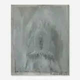 Alberto Giacometti, Grey Figure, 2016, giclée print face-mounted to Diasec and mounted on aluminum composite panel