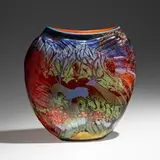 William Morris, Petroglyph, 1989, hand-blown glass