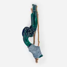 Michael Aschenbrenner, Untitled (from the Damaged Bone series), 2017, glass and mixed media