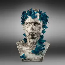Michael Janis, Transformation, 2017, cast glass, ceramic