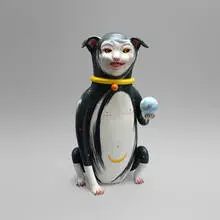 Patti Warashina, Cosmic Cat '22A, 2023, glazed earthenware