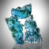 Petr Stacho, Water Elevation, 2019, kiln-cast uranium glass