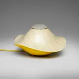 Myung Sun Kang, Table lamp from the Glitter series, 2015, mother-of-pearl, lacquer, plastic, frosted glass