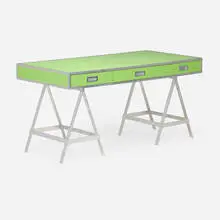 Alessandro Albrizzi, Desk, 1968, aluminum, laminate, chrome-plated aluminum
