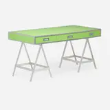 Alessandro Albrizzi, Desk, 1968, aluminum, laminate, chrome-plated aluminum