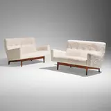 Jens Risom, Settees, pair