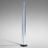 Gianfranco Frattini, Megaron floor lamp, 1979, stainless steel, enameled aluminum