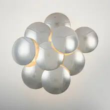 Goffredo Reggiani, Wall lamp, c. 1975, stainless steel, painted steel