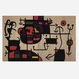 Joan Miró, Tapestry, c. 1966, hand-woven wool