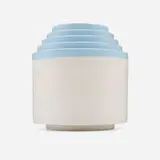 Ettore Sottsass, Vase, 1986, glazed earthenware