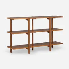 Milo Baughman, Bookcase, c. 1950, walnut