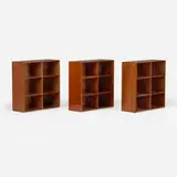 Mogens Koch, Bookcases, set of three