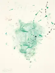 Sleeping forest by Rebecca Horn, 2009, Gouache auf Papier, sold Dec 2023